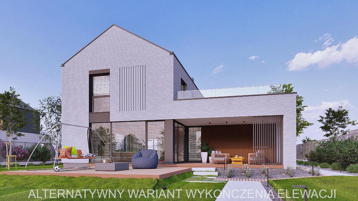 projekt domu AR-13 L - widok od ogrodu 4 - projekty domów Tea Projekt