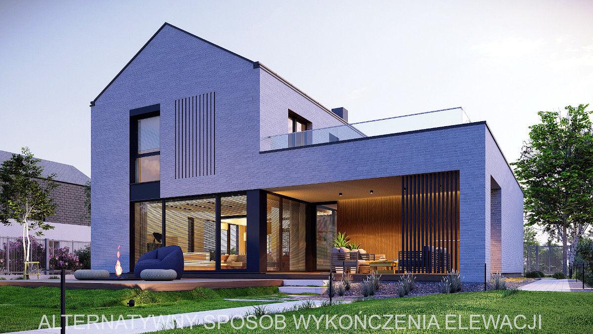 projekt domu AR-13 L - widok od ogrodu 5 - projekty domów Tea Projekt
