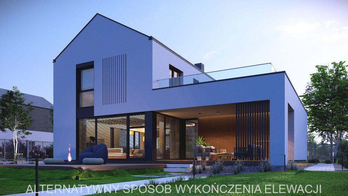 projekt domu AR-13 L - widok od ogrodu 5 - projekty domów Tea Projekt