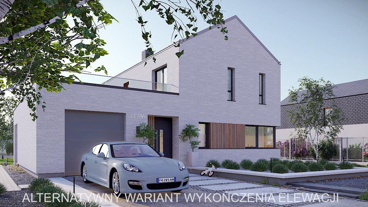 projekt domu AR-13 L - widok od frontu 1 - projekty domów Tea Projekt