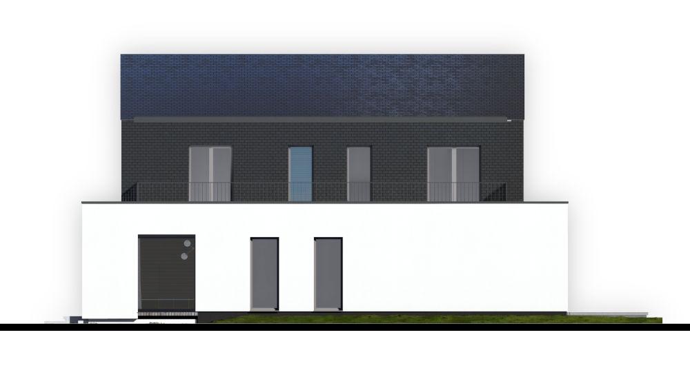 projekt domu AR-15 L - elewacja boczna 2 - projekty domów TeA Projekt