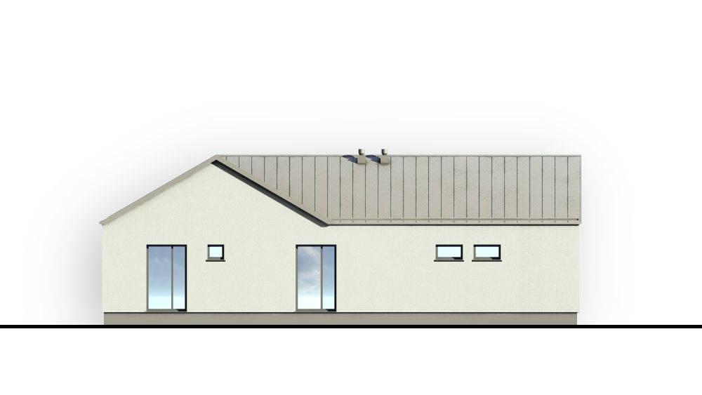 projekt domu AR-16 L - elewacja boczna 2 - projekty domów TeA Projekt