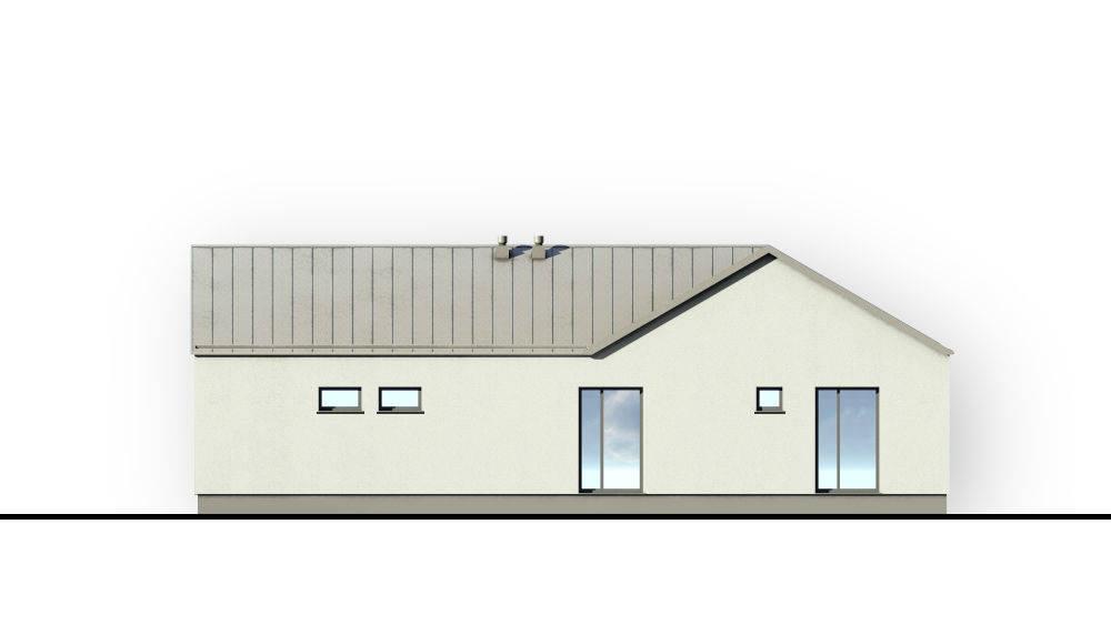 projekt domu AR-16 P - elewacja boczna 2 - projekty domów TeA Projekt