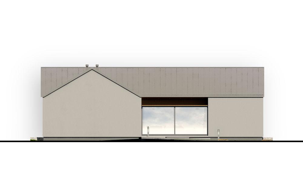 projekt domu AR-16 L - elewacja boczna 1 - projekty domów TeA Projekt