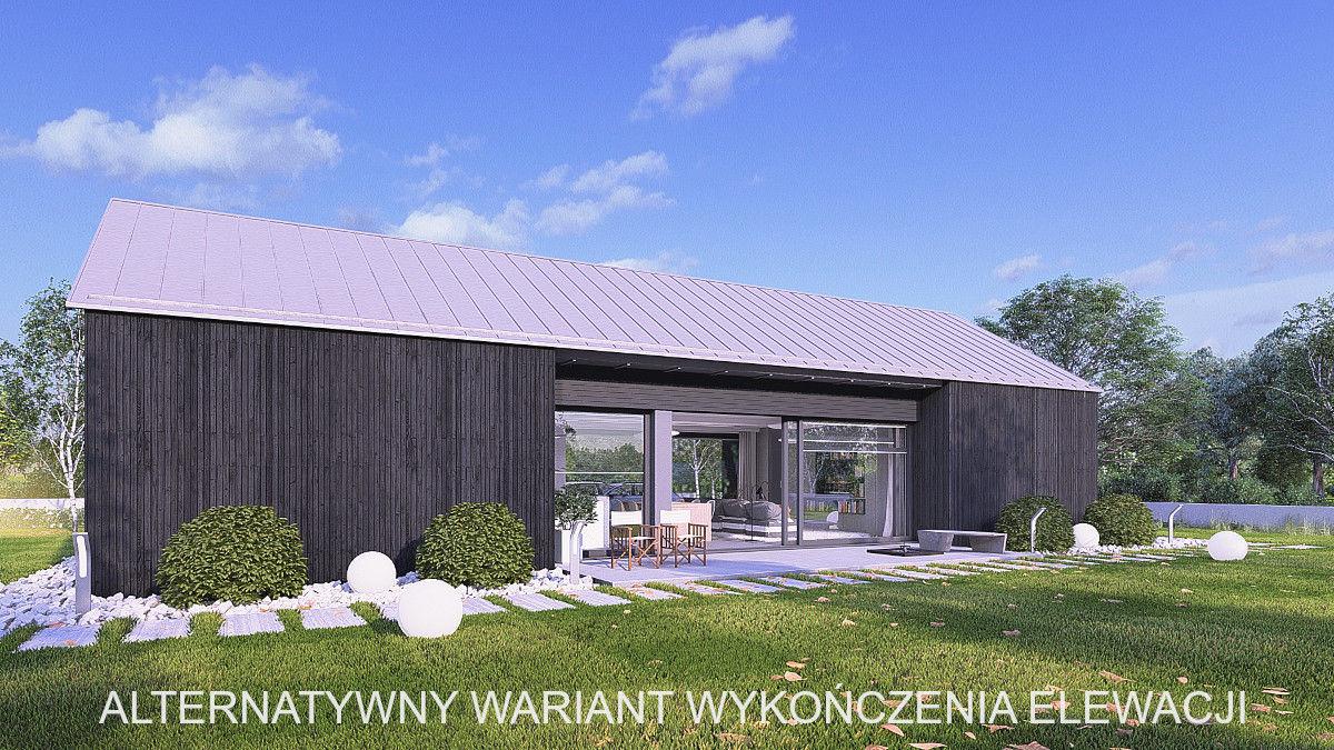 widok od ogrodu 1 projekt domu AR-16P alternatywa 1 - projekty domów TeA Projekt