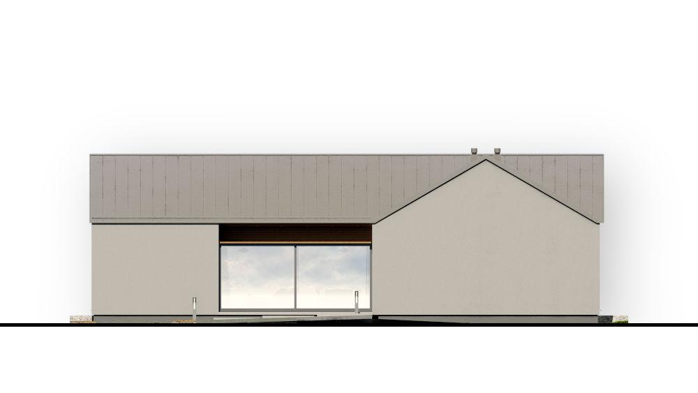 projekt domu AR-16 P - elewacja boczna 1 - projekty domów TeA Projekt