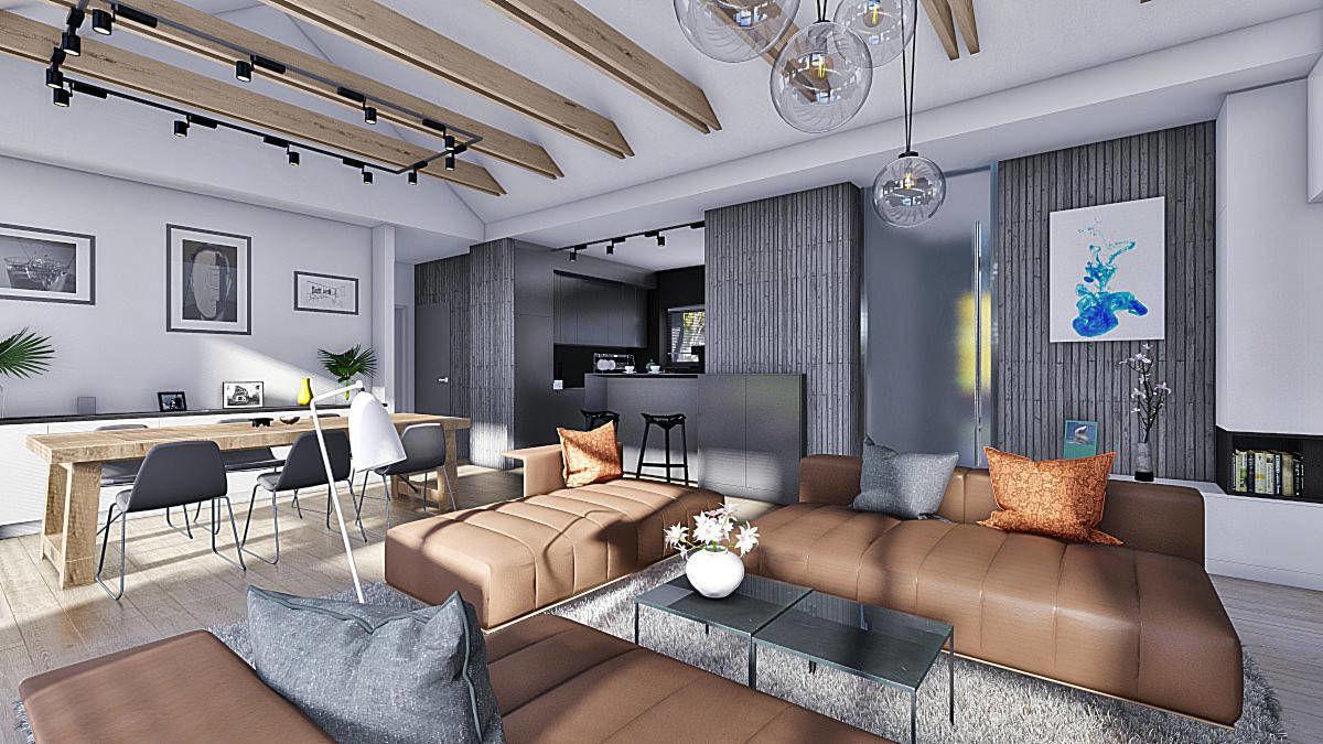 projekt domu AR-6 L - widok wnętrza 1 - projekty domów TeA Projekt